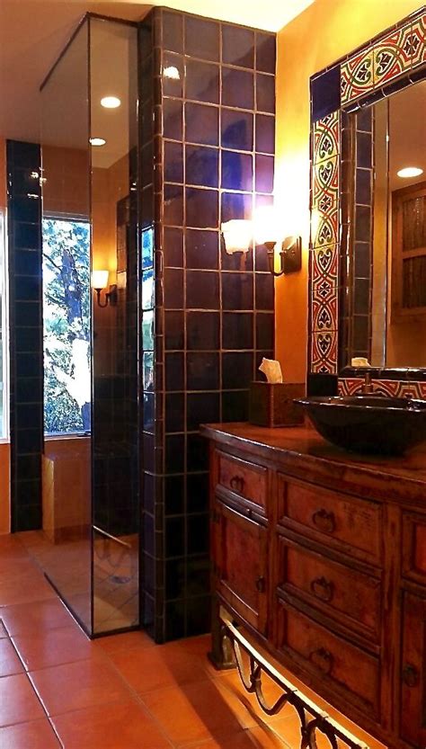 Using hand painted green mexican tiles in a bathroom can give a meaningful refresh without a full remodel. 115 best Bathroom Mexican Tile images on Pinterest ...