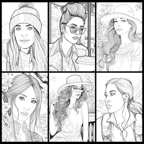 50 More Realistic Girl Coloring Pages Pdf Download