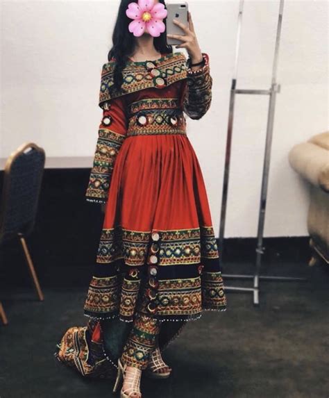 Garnet Afghan Kuchi Dress Afghani Clothes Afghan Clothes Afghan Dresses