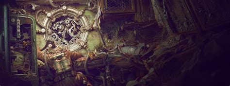 Wallpaper Fantasy Art Night Science Fiction Steampunk Metal Gear