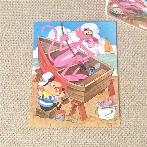 1982 Pink Panther 100 Piece Jigsaw Puzzle Etsy