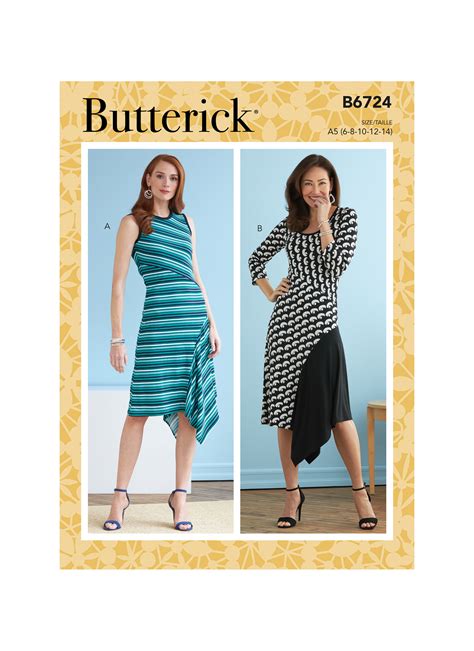 Butterick 6724 Misses Dresses