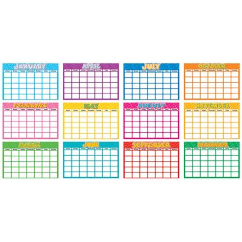Blank 12 Month Calendar Printable Free Calendar Template Gambaran