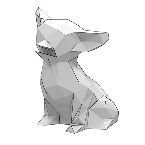 3d Papercraft Model Of Chihuahua Free Printable Papercraft Templates