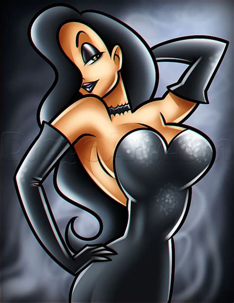 Jessica Rabbit Drawing Goth Style Step By Step Characters Pop