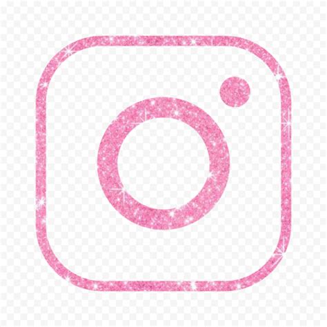 Hd Pink Outline Glitter Instagram Ig Logo Icon Png Citypng Sexiz Pix