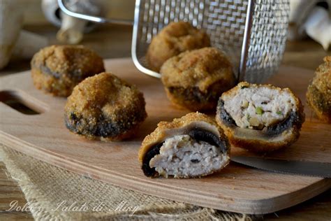 Dal ripieno facciamo torte piatte e mettiamo il nostro ripieno di funghi nel mezzo di ogni torta di carne. Cotolette di funghi ripiene, impanate e fritte facili da ...