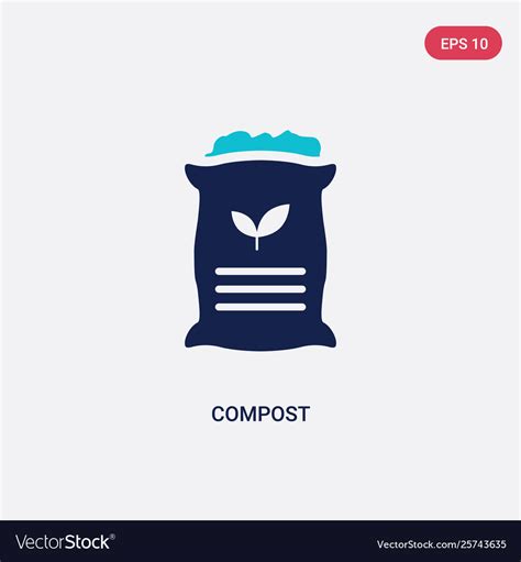 Two Color Compost Icon From General Concept Vector Image
