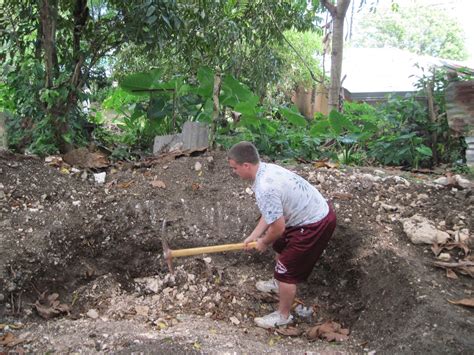 Smiths Jamaican Mission Digging A Hole