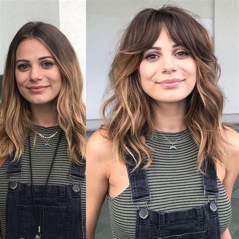 This short curtain bangs cut will boost volume and movement to your long bob. Curtain bangs - Pins Für Alles | Hair styles, Long hair ...