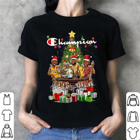 Kobe lebron jordan legends club t shirt. Champion LeBron James Kobe Bryant Michael Jordan Christmas ...