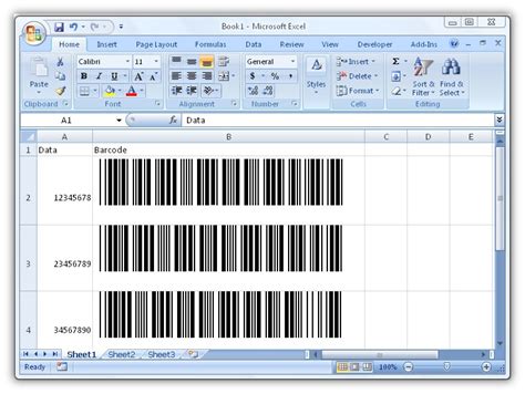 Barillo free barcode generation software. Excel Barcode Fonts