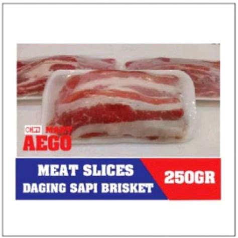 Jual Meat Slices Daging Sapi Brisket Di Seller Aegofrozenmart Babakan