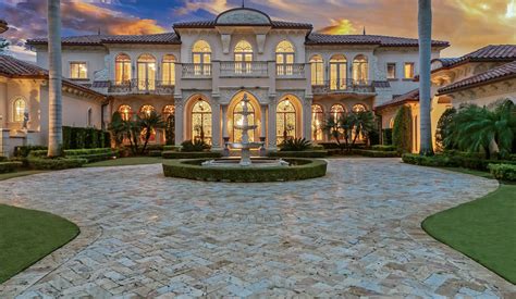 125 Million Mediterranean Style Home In Palm Beach Gardens Florida
