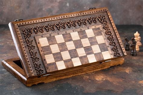 Handmade Wooden Chess Set High Quality Chess Pieces Etsy