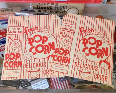 Fresh Popcorn Box New Old Stock Vintage Ford Parts Music And Collectibles