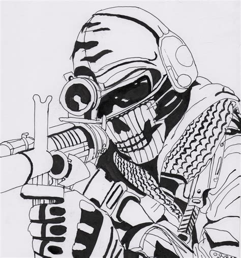 Call Of Duty Coloring Pages Aerografiaonline
