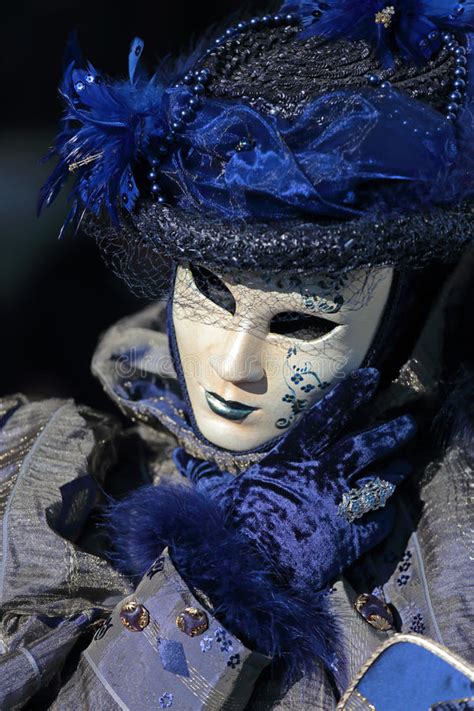 No need to register, buy now! Blue Mask At Carnival Of Venice Stock Photo - Image of ...
