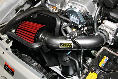 AEM Mazda Miata MX L Aluminum Gunmetal Gray Cold Air Intake System With Red Filter