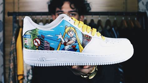 See more ideas about nike air force ones, nike, custom shoes. CUSTOM NIKE AIR FORCE 1 SAILOR MOON ANIME - YouTube