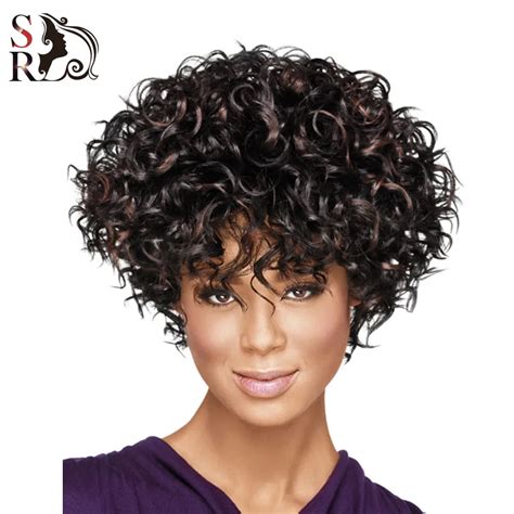 1pc Short Wigs For Black Women Natural Wig Curly Synthetic African
