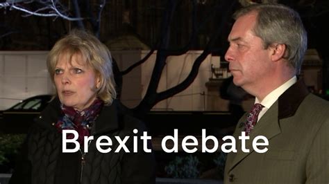 Eu Referendum Debate Anna Soubry And Nigel Farage Youtube