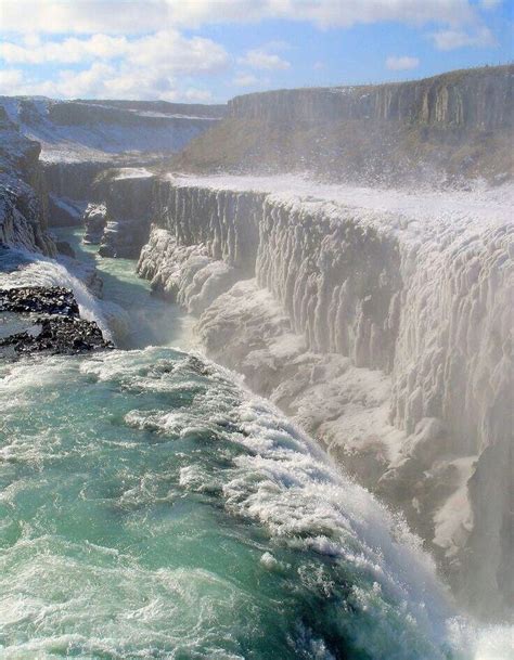 Gullfoss Waterfall Iceland Iceland Pictures Beautiful Waterfalls