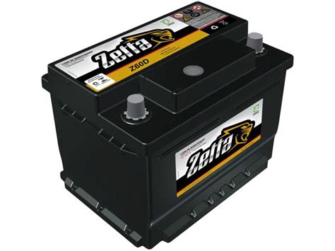 Bateria De Carro Zetta 60ah 12v Polo Positivo Direito Z60d Elétrica