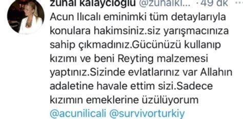 Kerimcan durmaz ise petekkaya'ya gösterdiği tepkisinde tarafımı da dahil ederek acun ilıcalı'ya yapılan bu seviyesiz ve hakaret içeren yorumu şiddetle kınıyorum. Acun Ilıcalı'dan Erkan Petekkaya'ya Survivor'dan cevap! O ...