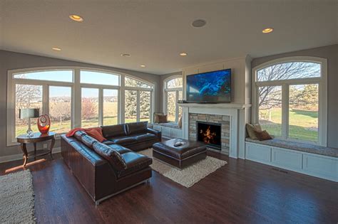 Great Room Addition Traditional Living Room