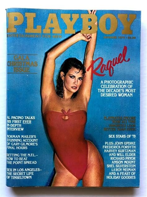 Mavin Vintage Playboy Magazine December Raquel Welch Candace Collins Al Pacino