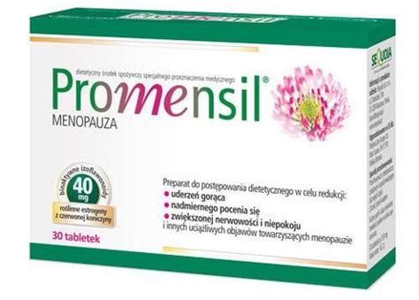 PROMENSIL MENOPAUZA x 30 tabletek cena opinie dawkowanie skład i