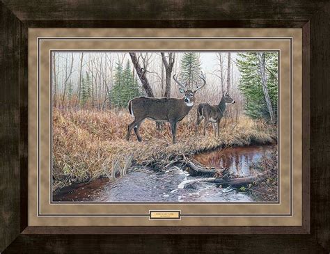 jim kasper hand signed and numbered limited edition print the survivor whitetail deer wild