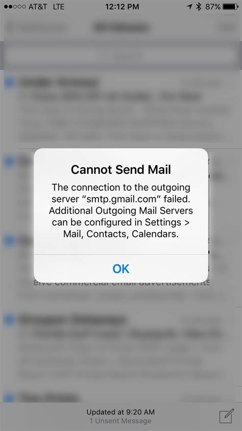 Ios Cannot Send Or Received Email Apple Community