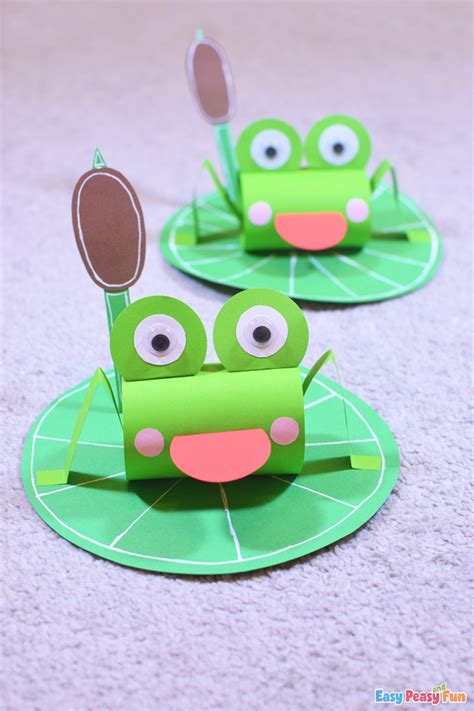 Frog On A Lily Pad Craft Easy Peasy And Fun