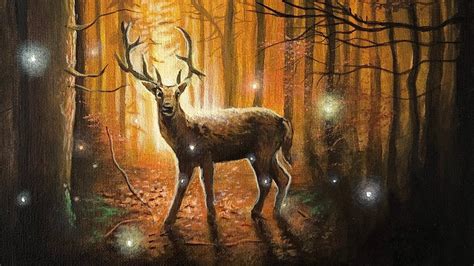 Part 2 How To Paint A Deer In A Forest Narrated Step By Step