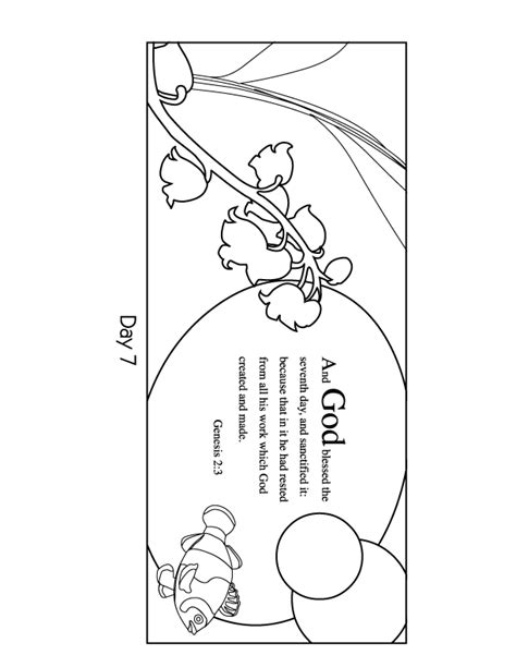 Very good creation coloring pages. 7 Days Of Creation Coloring Pages - Coloring Home