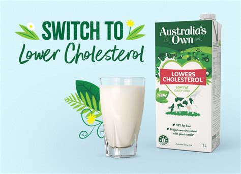 Lowers Cholesterol Dairy Milk Healthy Tips Australias Own Foods