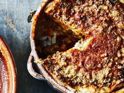Lasagne de pommes de terre aux chanterelles