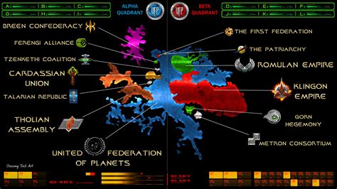 Star Trek Galactic Map And Logos Updated By Gazomg On Deviantart