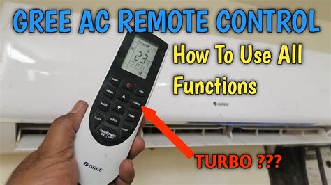 Gree Ac Remote Control Manual