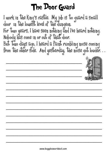 Creative Writing Worksheets Creative Writing Worksheets Picture