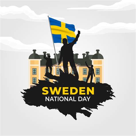 National Day Of Sweden Swedish Sveriges Nationaldag Celebrated