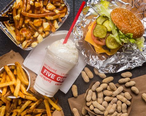 Order Five Guys (525 Industrial Blvd) (ON-1423) Delivery【Menu & Prices