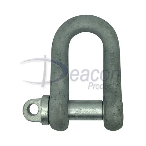 Electro Galvanized Commercial Pattern Dee Shackle Deacon Products Ltd