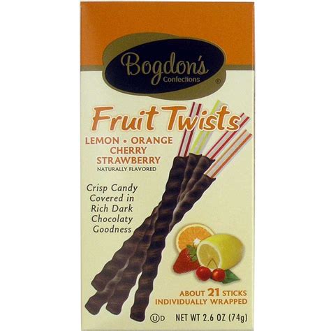Buy Retro Bogdons Reception Candy Sticks Dark Chocolate Dipped Fruit