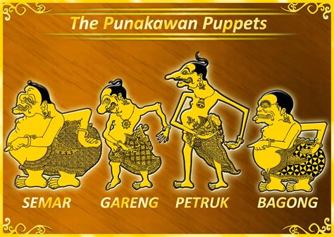 Punakawan Display Cards About Punakawans