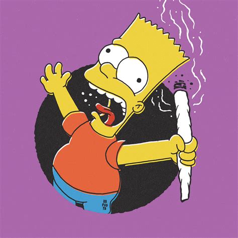 Click here to visit our gallery: Simpsons Dope Serie on Behance