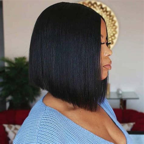 21 Perfect Inverted Weave Bob Hairstyles 2020 For Black Girls