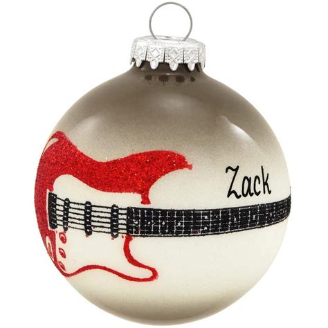 This personalized electric bass guitar makes a great ornament for someone who plays bass in a rock band, a gifted music teacher or someone who decorates their home for the holidays with a music. Personalized Electric Guitar Glass Ornament | Glass ...